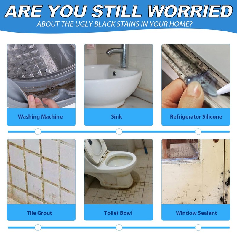 APULITO Household Stain Cleaner Household Cleaning Gel for Shower Bathroom