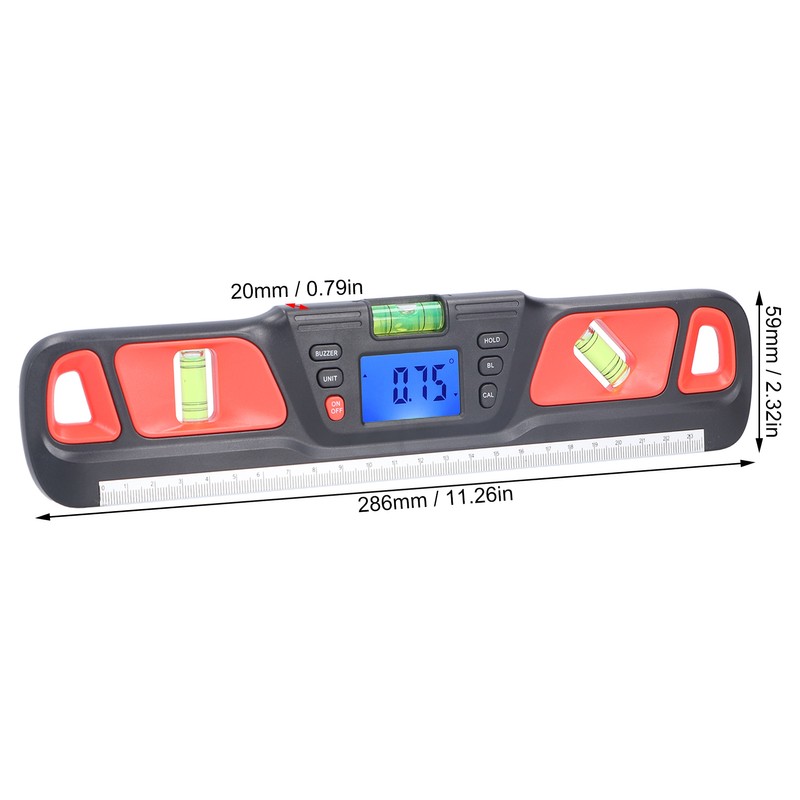 High Accuracy Magnetic Spirit Level Levelling Instrument Mini Digital Protractor