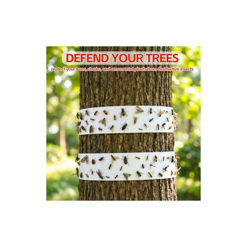 18 Rolls Spotted Lanternfly Traps Ant Insect Barrier, 30 ft