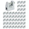 QWORK Beam Clamp, 50 Pcs 3/8" Zinc Plated Iron Safety