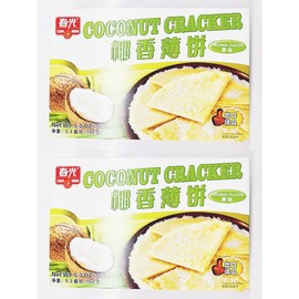 Original Flavor Coconut Cracker, 5.3 oz, Pack of 2