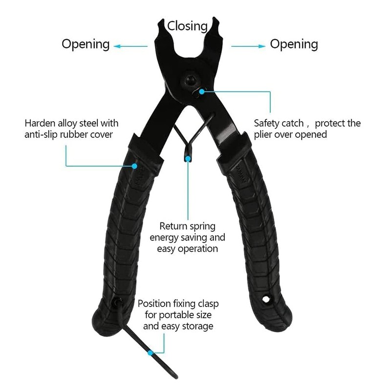 HFYMXNB Bicycle Chain Tool, Chain Pliers, Chain Link Tool, Splitter