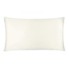 Shhh Silk Off White Silk Pillowcase - King Size
