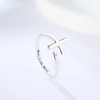 CCWPXX True Love Wait 14K White Gold Plated Ring with
