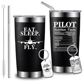 GITITUMB Pilot Gifts for Men - Aviation Gifts for Pilots - Airplane Gifts for Aviators - Valentine’s Day, Christmas, Birthday Gifts for Pilot - Pilot Tumbler