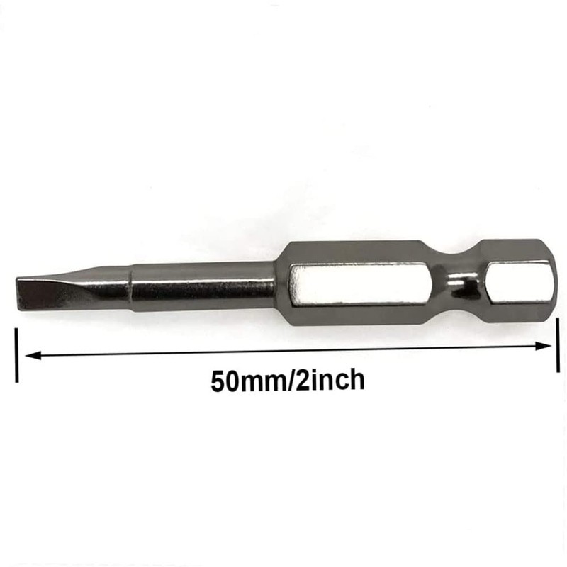 Fongmore 6 Pcs 50mm 1/4 Hex Shank Magnetic Triangle Head
