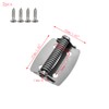 Mewutal 2pcs Adjustable Spring Hinges, Stainless Steel, 1-7/8"