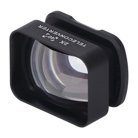 Generic 2X Magnification Telephoto Lens, Magnetic Mount 2X Magnifier Lens Filter for 3 Photography Lens Action Camera Lens Wide Angle Lens