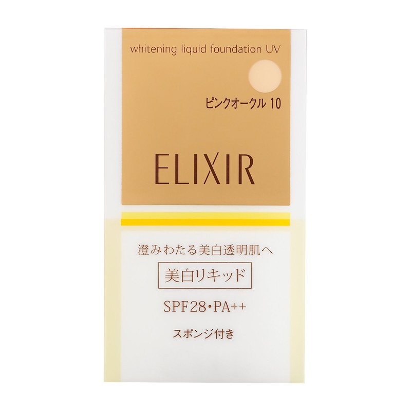 Elixir Superior Whitening Liquid UV Pink Ochre 10 (SPF28, PA++),