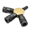 Interstate Pneumatics FPM44R-KA6 Flat Hex Manifold with Three 3/8 Inch