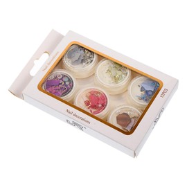 Baluue 1set Delicate Nail Art Shell Piece Creative Sticker for Nail Decoration Color Ocean- for Manicure for Personal and