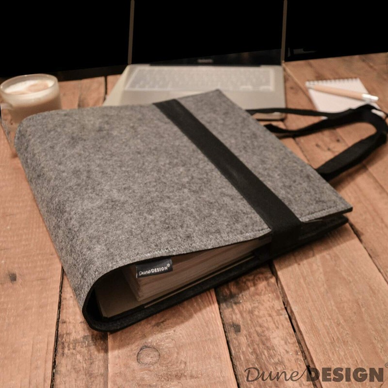 DuneDesign Felt Lever Arch Folder Bag 31x34x9 cm File Holder