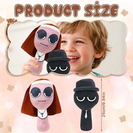Children's Doll Funny Pink Sprunk Game Plush Toy For Games Fans,2Pcs Cute Doll Toys,Super Soft Collectible Stuffed Toy,Black Variation Sprunk Toys Children's Plush Gift For Boys Girls And Fans