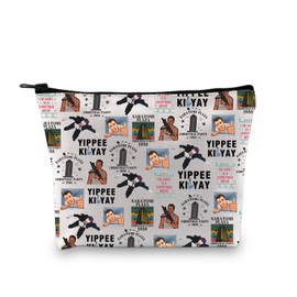 Zuo Bao Funny 80's Die Movie Bruce Nakatomi Corporation Gift Meme Gift Nakatomi Plaza Gift Gamer Movie Toiletry Bag (YIPPEE)