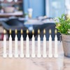 Mega Candles 10 pcs Unscented 4 Inch White Taper Candles,