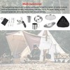 Compact Camping Mess Kit for 1 Person, Reusable Camping Dish