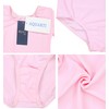 Aquarti Girls Leotard Short Sleeve Ballet Leotard Light Pink Size