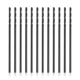 Drill America 1/8" x 6" High Speed Steel Aircraft Extension Drill Bit (Pack of 12), D/AA Series
