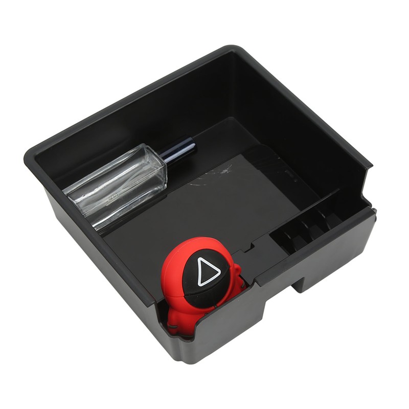 Center Console Storage Tray ABS Armrest Organizer Box Cubby Drawer