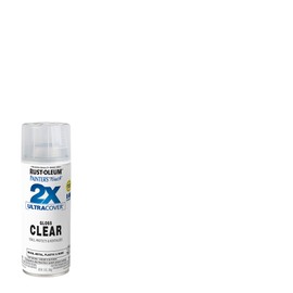Rust-Oleum Rust-Oleum 249117-6PK Painter's Touch 2X Ultra Cover Spray Paint, 12 oz, Gloss Clear, 6 Pack