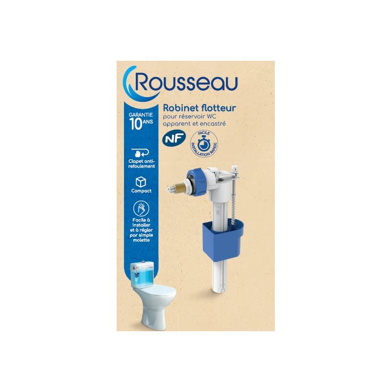 Rousseau NF Silent Float Valve for Toilet