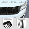 Compatible with Jeep Compass 2017-2020, 7PCS Mesh Grille Inserts Grill