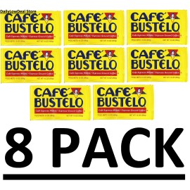 Café Bustelo 8-PACK Cafe Bustelo Ground Coffee 10 oz (Total 80 oz)