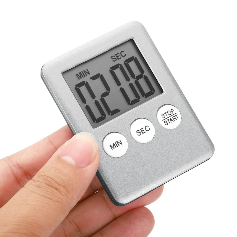 PATIKIL Digital Timer, 2Pcs Small Count Down/UP Clock with Magnetic,