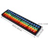 Alipis Arithmetic Abacus Maths Counting Toy, 17 Digit Rods with