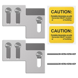 QYZZRS 2Set Generator Interlock Kit Compatible with Thomas & Betts, Challenger 150 or 200 Amp Panel,1 to 1 1/8 Inch Spacing Between Main and Branch Breaker,Professional Interlocking Kit (2)