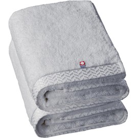 Imabari Towel, Bath Towel, 100% Cotton, Set of 2, Ultra Thick, Premium, Luxury Long Pile, Sweet Twisted Twine, Gray, Bath Towel, Imabari, Fluffy, Fluffy, Quick Drying, Instant Absorption, Made in Japan, Imabari Towel Set, Gift, Hotel Towel, Cotton, Made 