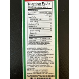 San Paolo Cookies - Rainbow Sprinkles Cookies - 16oz - 2 Packs