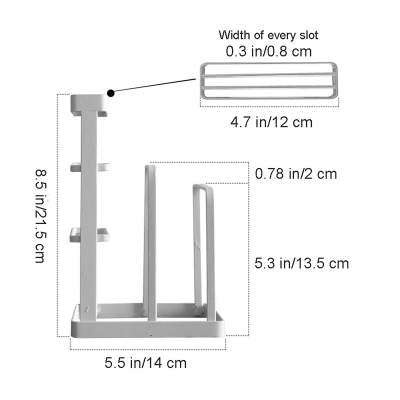 VANRA まな板包丁スタンド 鉄製 包丁スタンド まないたスタンド 包丁たて まな板 たて キッチン 包丁差し
