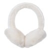 Harssidanzar Women's Winter Earmuffs, Sheepskin Earmuffs, Foldable Earmuffs, Outdoor Ear