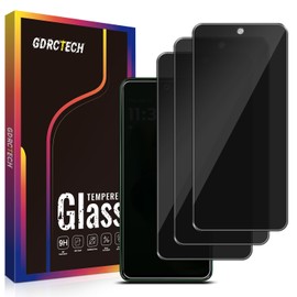 GDRCTech [3-Pack Privacy Screen Protector for Motorola Moto G Power 5G 2025 Tempered Glass, Bubble Free, Easy to Install, 9H Hardness