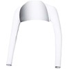 Mega Golf Summer Snow Stay Cool Arm Cover UPF 50+ Shawl Arm Cover UV-F506 (White, M)