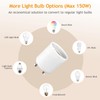 5 Pack Light Socket Outlet Adapter - E26 Light Socket