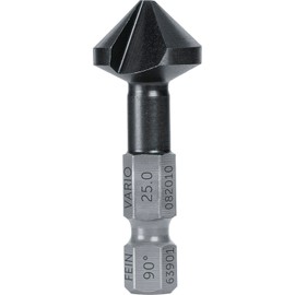 Fein 90° Countersink 25.0 mm (M12), Heat Resistant up to 800 Degrees, Made of Robust HSS Material, for Working with Hand-Held Impact Wrenches, 63901082010