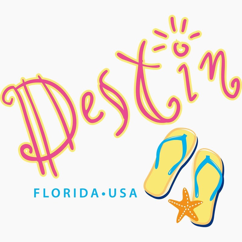 CafePress Destin Magnet 2.25" Round Magnet, Refrigerator Magnet