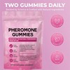 OOUUEEOO Pheromone Gummies for Women,Social Atmosphere&Confident Charm,Vegan,Gluten-Free,60 Count,Strawberry Flavor