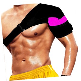 KOMBIUDA Shoulder Brace Support for Men and Women Adjustable Compression Sleeve Breathable Material for Sports and Daily Use Protects against Injuries and Provides Joint Stability