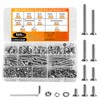 M4 Screws Set, 800 Pieces Countersunk Screws and Nuts Set,