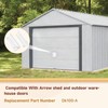 LEYURISE Shed Door Tune-Up Full Kit Compatible with Arrow ShelterLogic