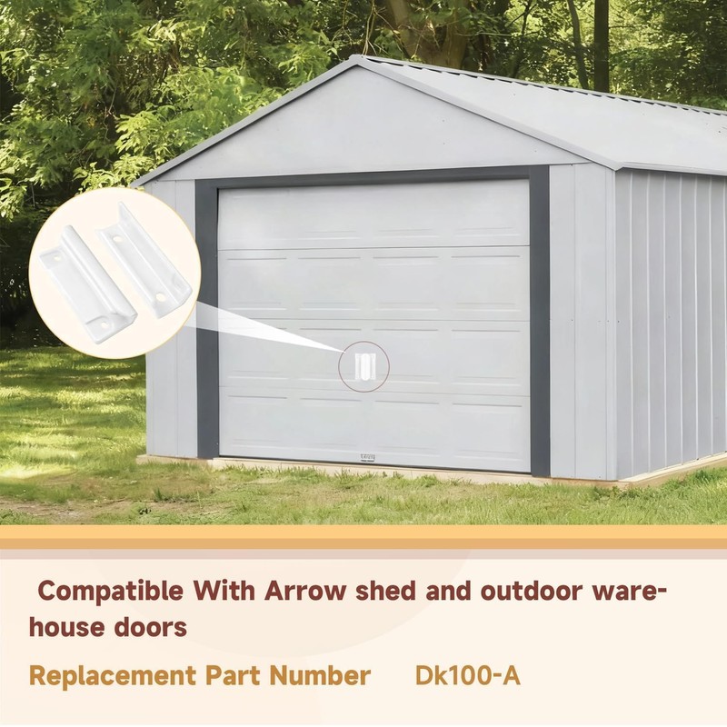 LEYURISE Shed Door Tune-Up Full Kit Compatible with Arrow ShelterLogic