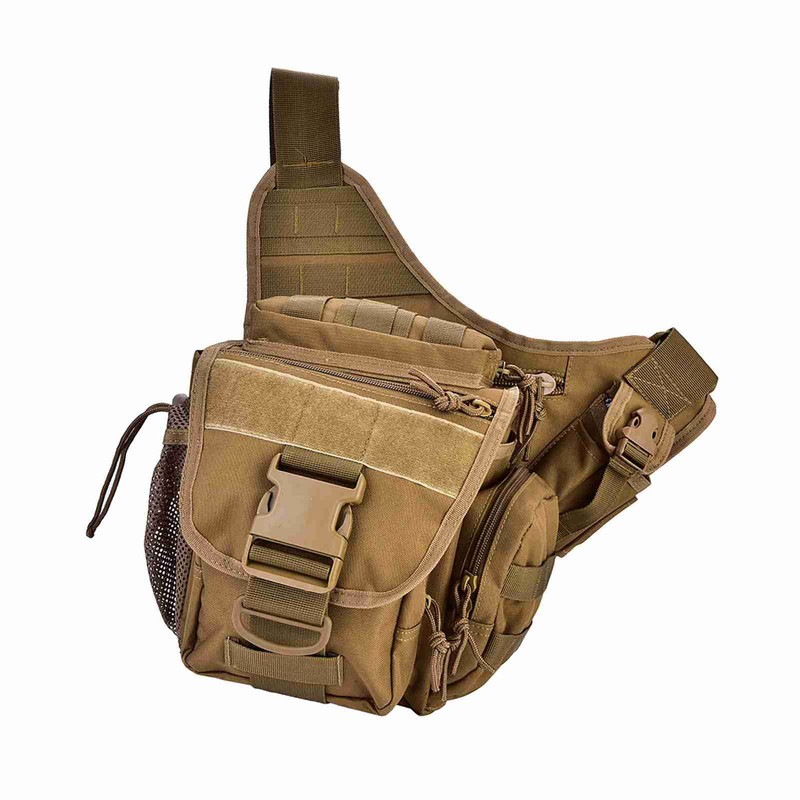 Durable Men Military Chest Shoulder Bag Pack for Travel Hiking
