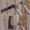 Front Wheel Quick Release 1 Pack in Black, Size 5