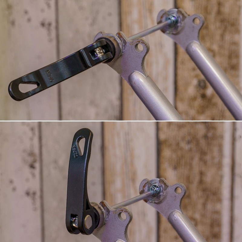 Front Wheel Quick Release 1 Pack in Black, Size 5