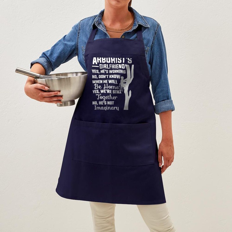 CafePress Tree Climber Arborist'S Girlfriend Tree Kitchen Apron with Pockets,