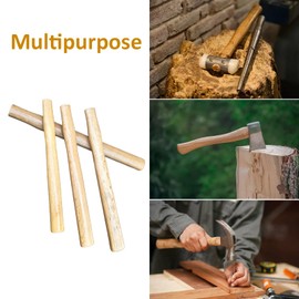 Wooden Hammer Handle Octagonal Hammer Shaft Hammer Handle Replacement Handles for Claw/Club Hammer, 4 Sizes to Choose 32cm/35cm/37cm/40cm (37cm)