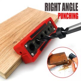 Generic Handheld Woodworking Drill Guide, High Speed Steel, 2-12mm, Drill Jig for Drilling Machine